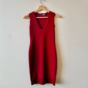 Boohoo Bodycon Red Dress